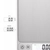 Stainless Steel Digital Kitchen Scale LCD Display Coffee Balance Scale  For Diet Tracking