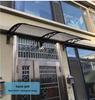 PC Sun Canopy Awning: Rainproof Shelter for Storefronts, Windows, Balconies, and Outdoor Air Conditioner Units