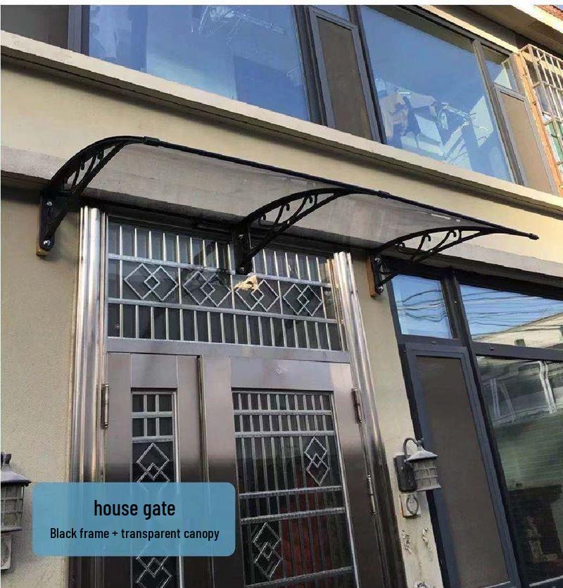 PC Sun Canopy Awning: Rainproof Shelter for Storefronts, Windows, Balconies, and Outdoor Air Conditioner Units