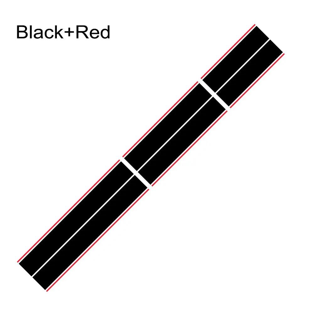 Für Ford Mustang Ecobosst Shelby GT Auto Motorhaube Dach Heck PVC Aufkleber Streifen Styling Vinyl Folie Dekor Aufkleber Set Auto Zubehör