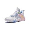 ANTA Women's Kuangchao Professional Basketball Shoes White Blue Pink Yellow A312421105-2