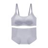 Summer light and thin liquid foundation underwear, large breasts and small seamless bras, closed breasts, anti-sagging women's bras