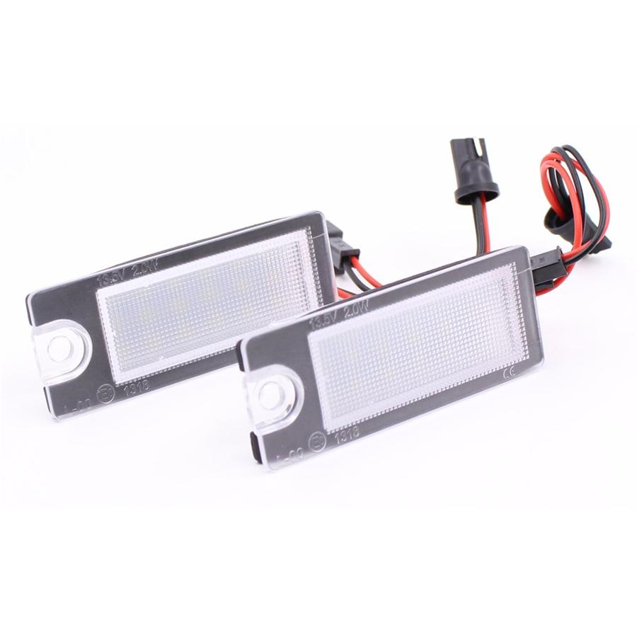 2PCS Error Free 18 LED License Plate Lights Fit For Volvo S80 V70 XC70 S60 XC90