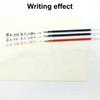 20 Pezzi Ricambi Penna Gel Rosso/Nero/Blu Inchiostro Trasparente Flusso Uniforme Asciugatura Rapida A Prova di Perdite Scrittura Fluida Pennino 0.5mm Cancelleria per Studenti Sostituzione Penna