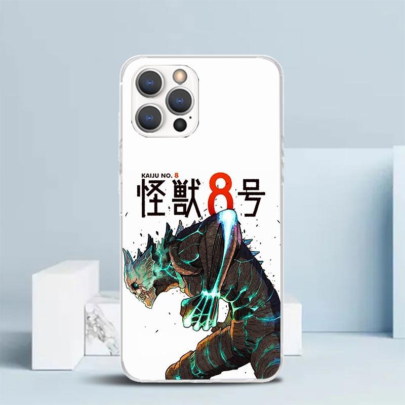Kaiju No. 8 Anime Soft Cover for iPhone 16 17 Air 15 14 Pro Max 16E Phone Case 13 Mini 12 11 7 SE 8 Print Pattern Fit Cases 16 1