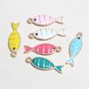 20pcs 23x7mm Enamel Fish Charms Pendant DIY Jewelry Making Accessories Findings for Earrings Necklace Bracelets