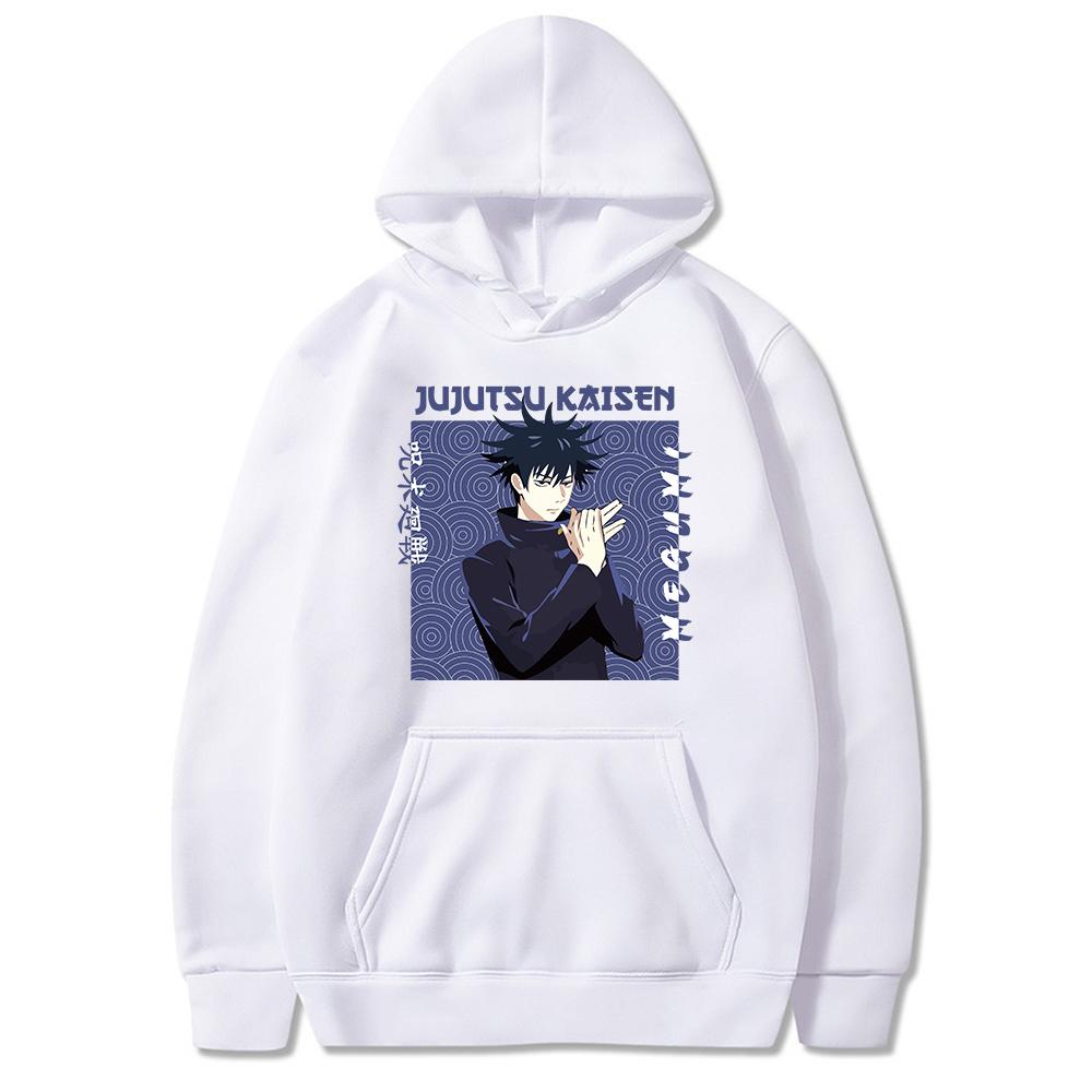 Jujutsu Kaisen Hoodies Graphic Vintage Oversized Hooded Sweatshirt Long Sleeves Soft Hoodie Men Women Clothes