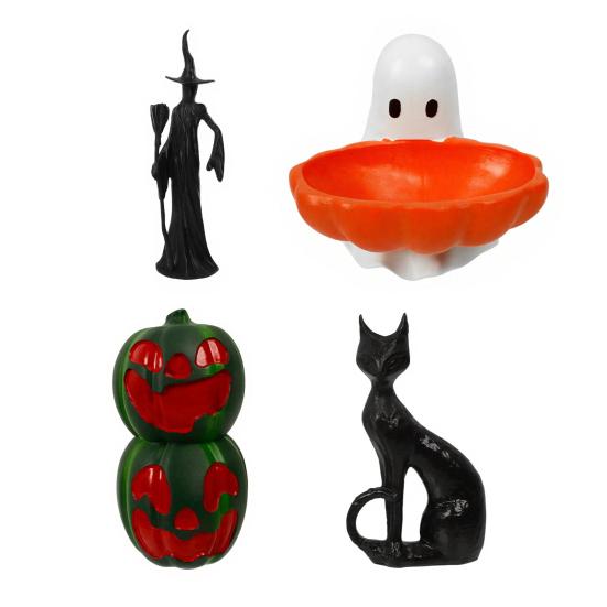 Timeless Gothic Aesthetic Pieces Witch Cat Statue for Home Decor, Resin Decorative Figurine Wiccans Figurine, Mystical Tabletop Ornament Office Living