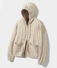 Dimiteulibeullaeg 2Way Heavyweight Cable Knit Zip-Up Hoodie_Oatmeal