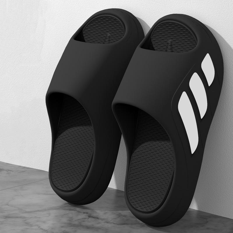 Men Slippers Slides with a Sense High Aesthetic Value External Wear Anti Slip Thick Bottom, Beach Cool Slippers for Men