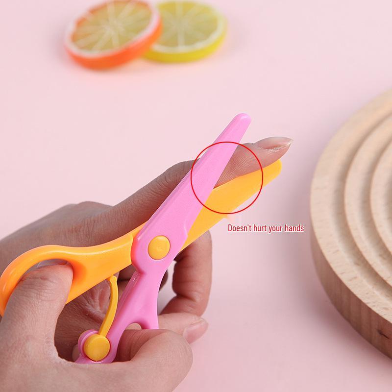 Children's Safety Spring Scissors for School and DIY Crafting