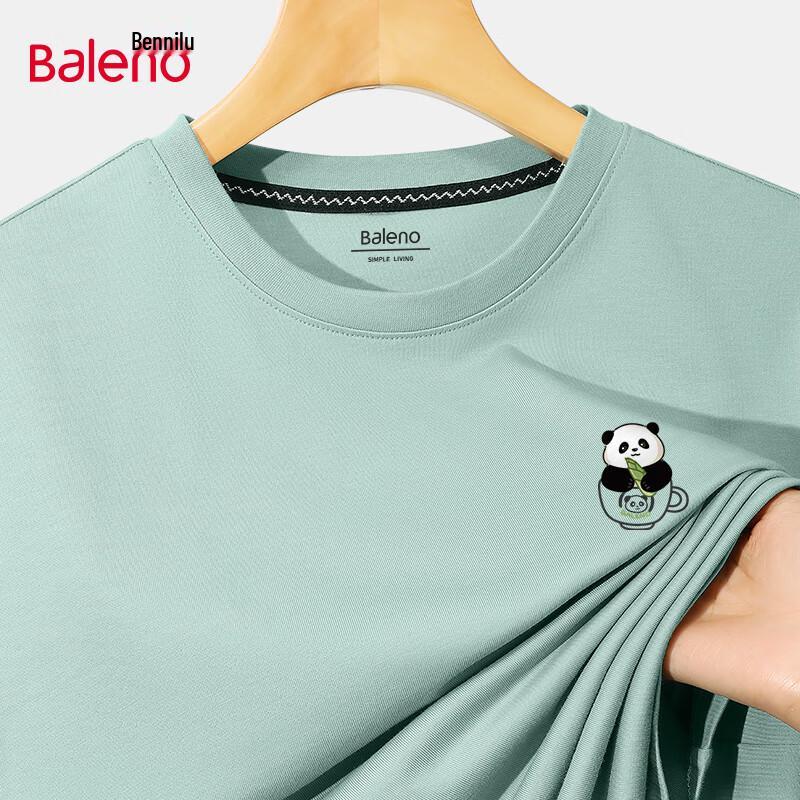 Baleno Men s Ice-Feel Graphic Oversize T-Shirt 4XL