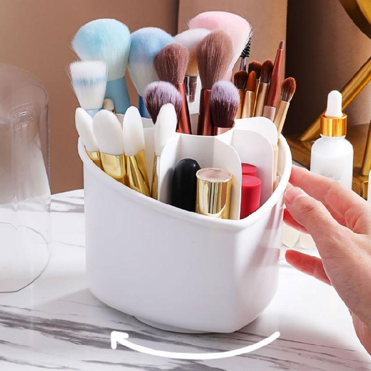Makeup Brush Holder Organizer 360° Rotating Pen Holder Desktop Storage Cup