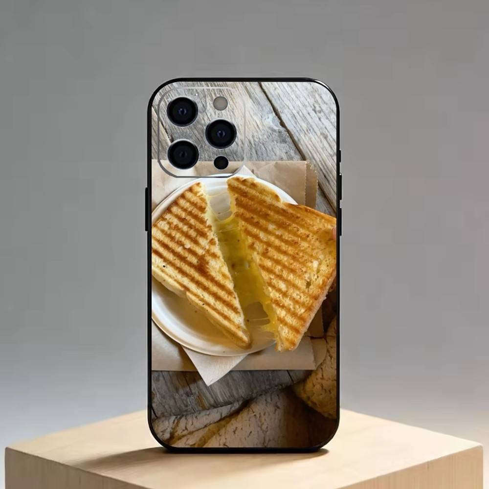 

Yellow bread Phone Case Silicone Soft For IPhone 17 16 15 14 13 12 11 X XR Plus Pro Max Plus iPhone14ProMax