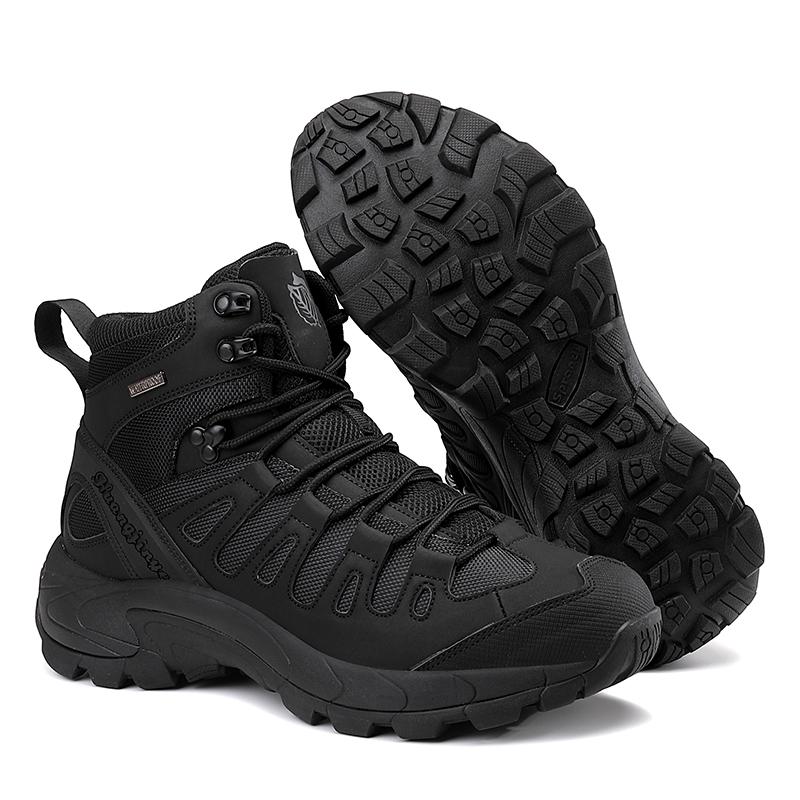 Men Boots  New Platform Boots Outdoor Waterproof Casual Sneakers Working Men Ankle Boots Hiking Safety Shoes Mens Athletic