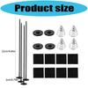 Radiator Fan Mount Zip Ties Clips Electric Transmission Coolers Mounting Tie Strap Universal Fan Mounting Kit Easy Setup