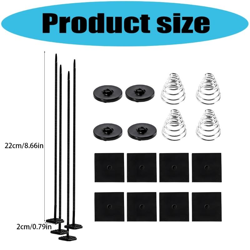 Radiator Fan Mount Zip Ties Clips Electric Transmission Coolers Mounting Tie Strap Universal Fan Mounting Kit Easy Setup