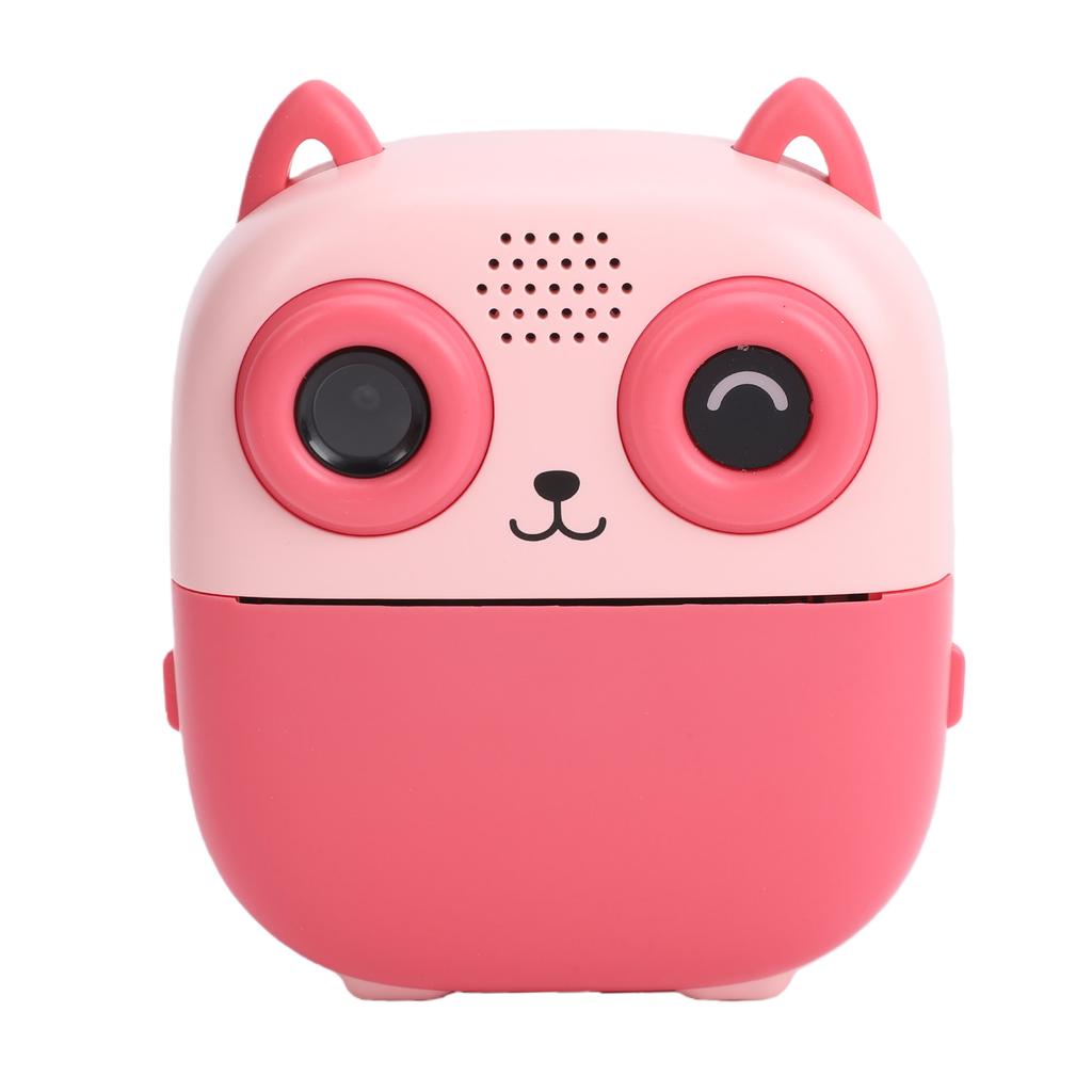 Kids Instant Print Camera 1080P 48MP HD Digital Camera AI Voice Thermal Printer with Selfie Timer Game Music