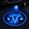 2PCS Car Door Lights Logo Projector Funny Sheep LED Welcome Courtesy Ghost Shadow Lamp fit for Dodge Ram 1500 2500 Accessories