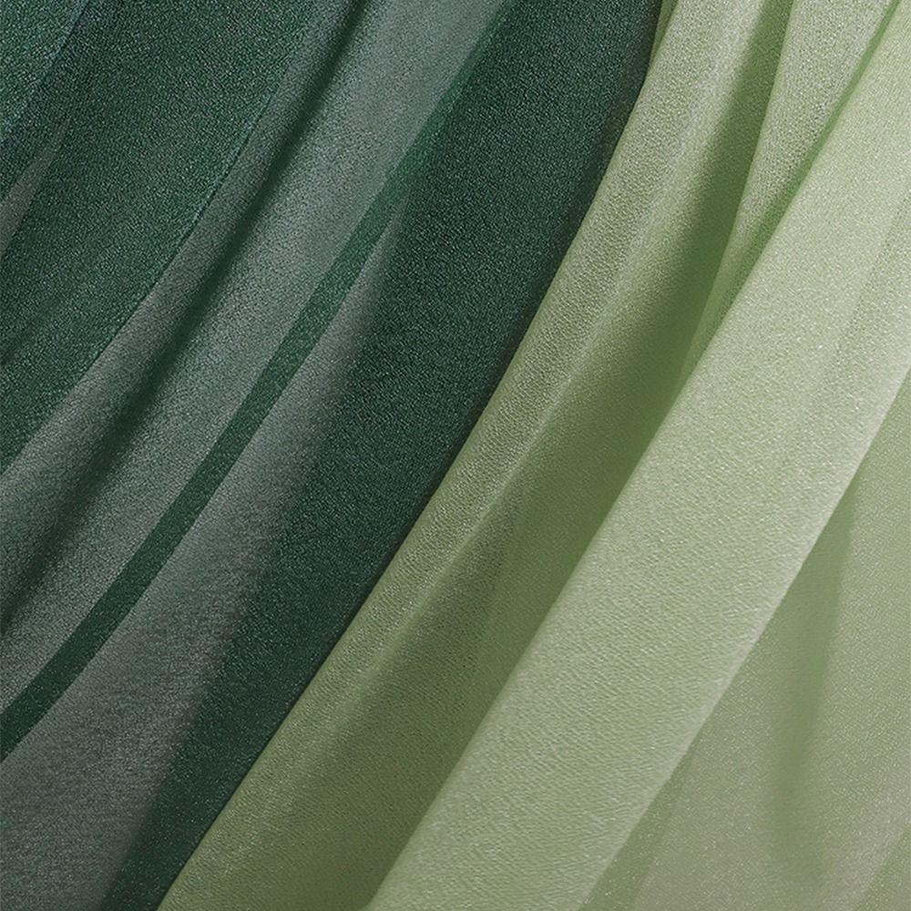 Chiffon Doorzichtig Chiffon Tafelkleed Effen Kleur Bruiloft Tafelkleed Bruiloft Receptie