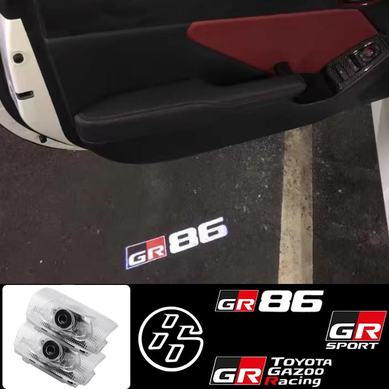 2PCS for Toyota GR GT86 2013-2019, LED Door Welcome Light, Projector Light, Ground Light, Door Warning Light