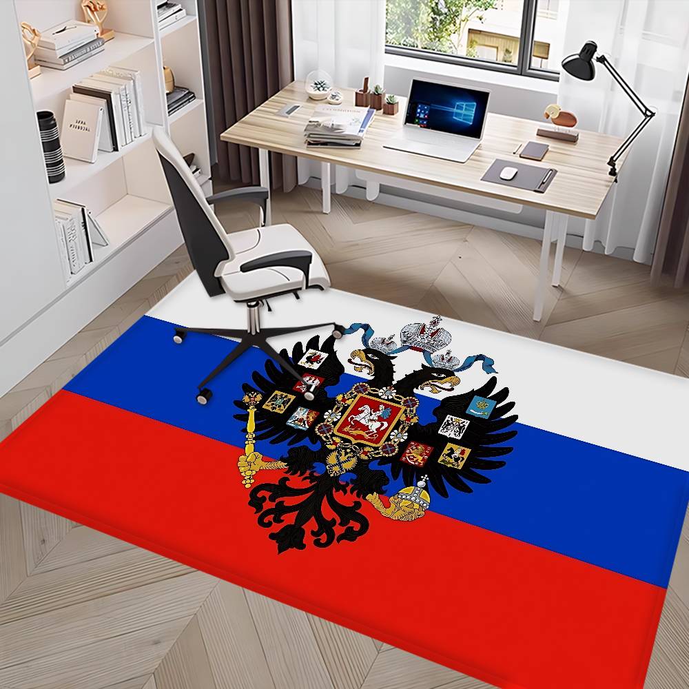 R-Russian Flag Room Mats Retro Multiple Choice Living Room Kitchen Rug Non-Slip Welcome Rug