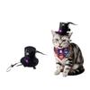 Pet Halloween Costume Hat and Bandana Set for Cats and Dogs
