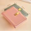 A5 Leather Business Notebook, Buckle Design, Work Meeting Record Book, Student Subject Notebook, Thickened Diary, Lined Pages, Travel Log,