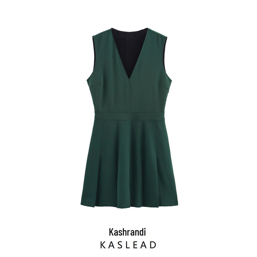

Spring 2025 Women s European & American Style Slimming Crepe Mini Dress S