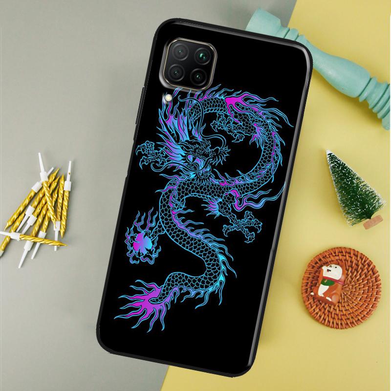 Chinese Dragon For Huawei Nova 9 10 SE Y91 Y61 Y90 Y70 Y60 Y72 12s 12i 11i 7i 8i P60 Pro P30 P40 Lite Case