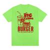 Pulp Fiction 2 Regie Quentin Tarantino T-Shirt Der Big Kahuna Burger Aufdruck T-Shirt Unisex Unisex Retro Lässig Übergroßes T-Shirt