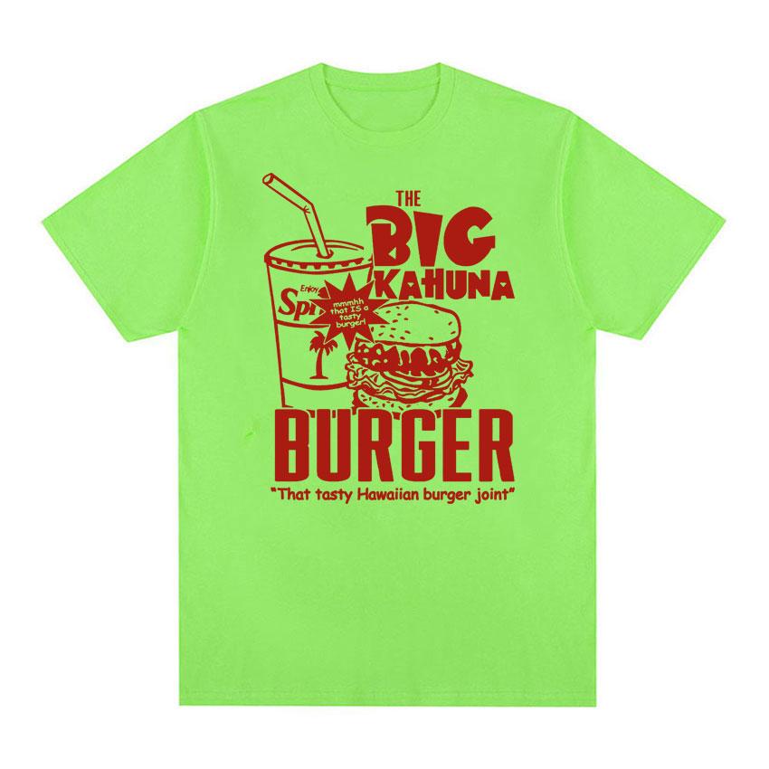 

Футболка «Криминальное чтиво 2», режиссер Квентин Тарантино Футболка с принтом Big Kahuna Burger, мужская и женская ретро-футболка свободного покроя 4XL