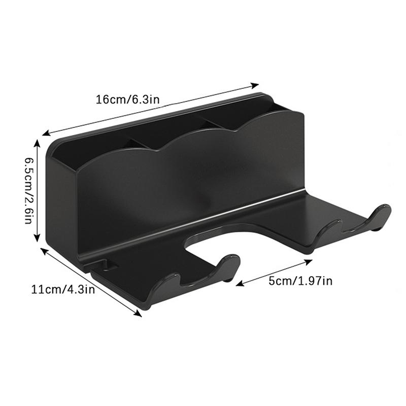 Wall Mounted Hair Dryer Rack For Bathroom Hair Dryer Hanger Hair Dryer Storage Rack Home Organizer Bathroom Accessories