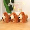 30cm Cute Dachshund Dog Toy  Birthday Gift  Adorable Plush Animal Doll Filled with PP Cotton  Collectible Toy  Suitable All Age