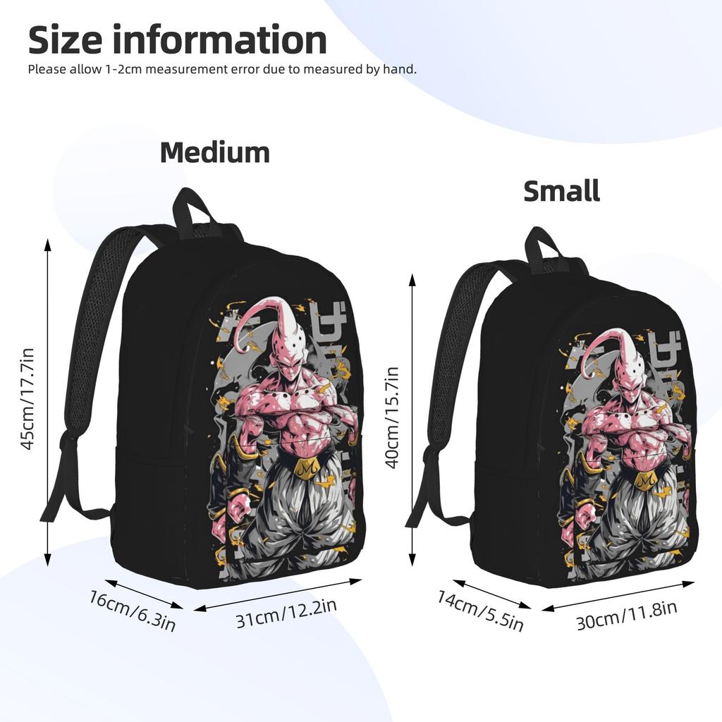 DBZ Anime Classical Backpack Outdoor Student Business Daypack for Men Women Laptop Computer Shoulder Bag