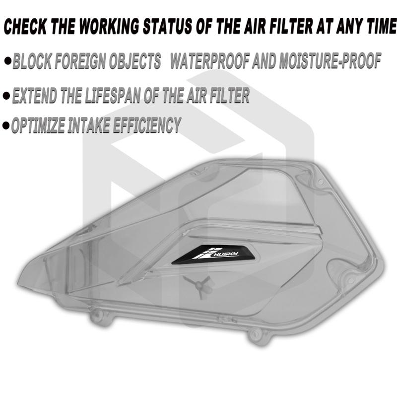 Motorcycle air filter cover For SYM Husky150 Adx 125150 NAGA155 150 Mmbcu Drg 125 150 158 160 Transparen Motorcycle Accessories
