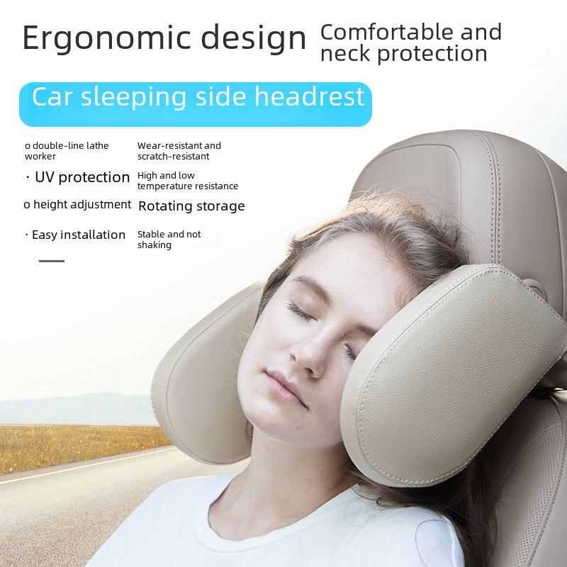 Children’s Car Side Headrest U-Shaped Neck Pillow for Cross-Border Automotive Use