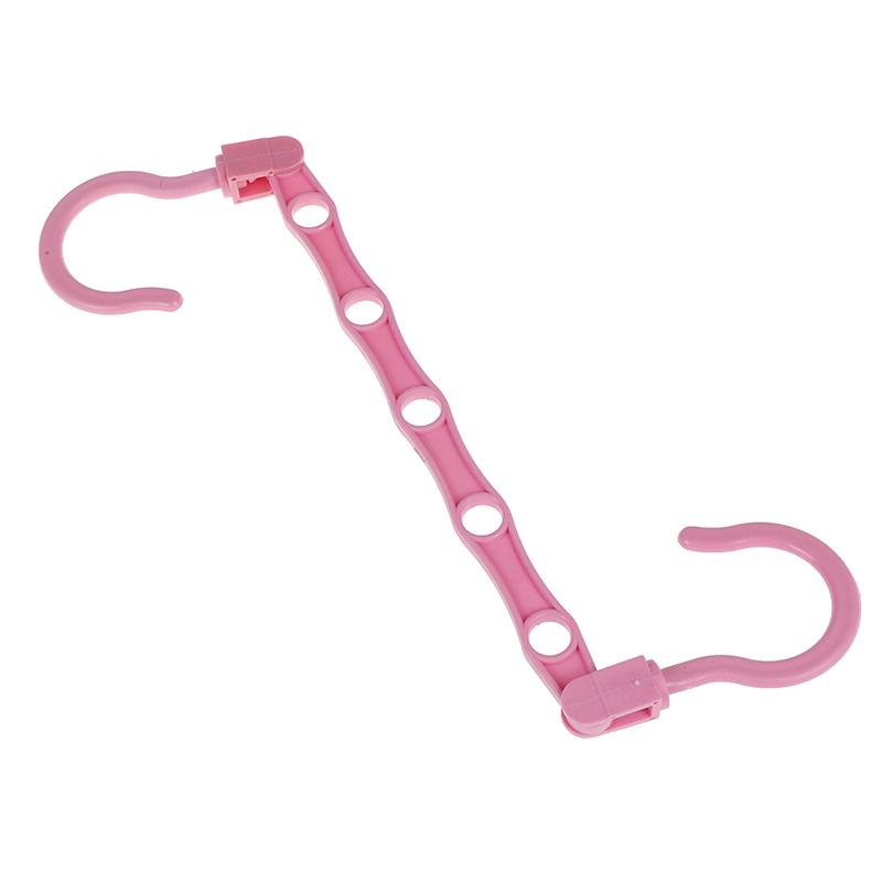 1 PC 5 Holes Wardrobe Hanger Storage Plastic Clothes Hanging Hook