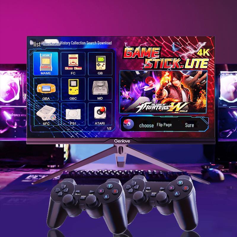 M8II Retro TV Game Console: Classic Arcade with Wireless Dual Controllers