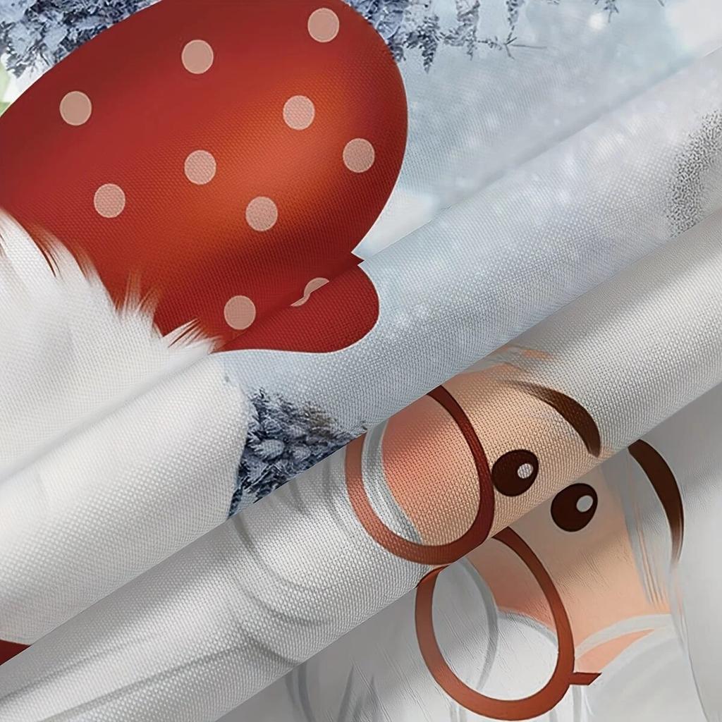 Ubrus s potiskem Santa Clause ,Kuchyňský stůl Obdélníkový ubrus ,Domácí večeře Dekorace na svatbu Lze prát