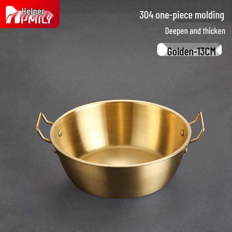 HPMILY 304 Stainless Steel Double-Handle Noodle Bowl