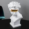 Modern Minimalist David Resin Sculpture for Home Decor