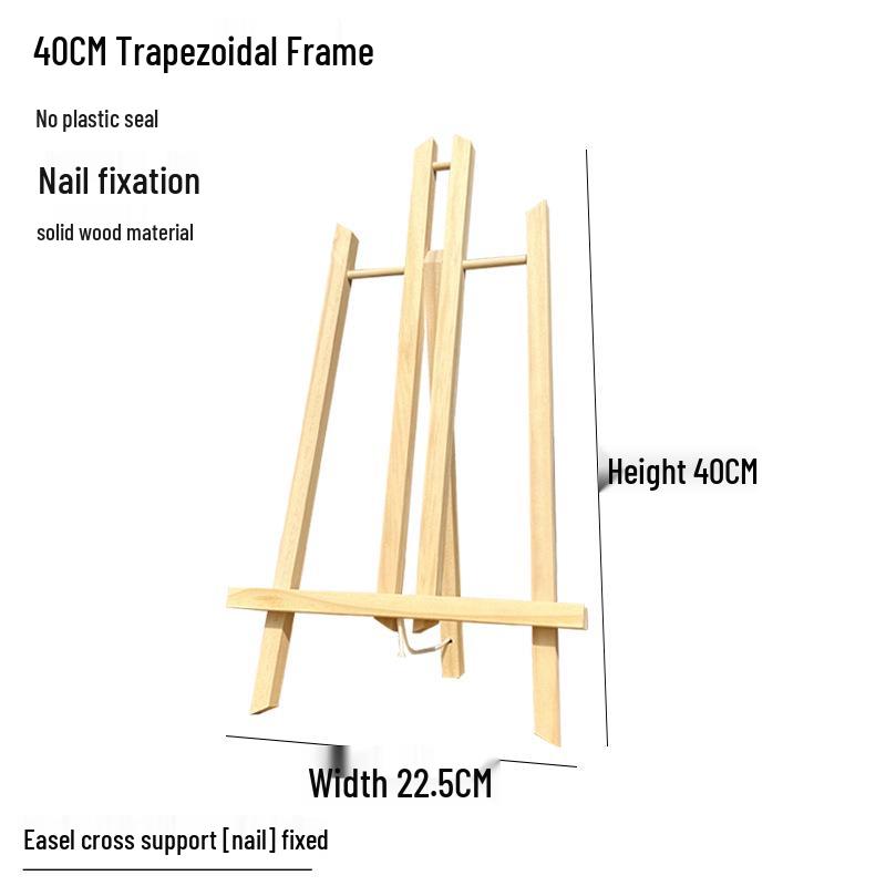 Mini Șevalet de Birou din Lemn pentru Cadru de Afișare Pictură în Ulei Numerotată pentru Copii