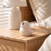 Desktop Ornament for Bedroom 3D Printed Singing Bird Figurine, Minimalist Small Sculpture Unique Housewarming Gifts Ornament, Cute Animal Statue Home