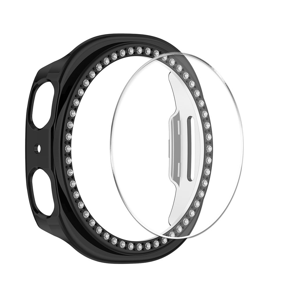 Diamond Case+ Glass For Samsung galaxy watch 8 40mm 44mm Accessories PC Protective Bumper shell for galaxy watch 8 cover