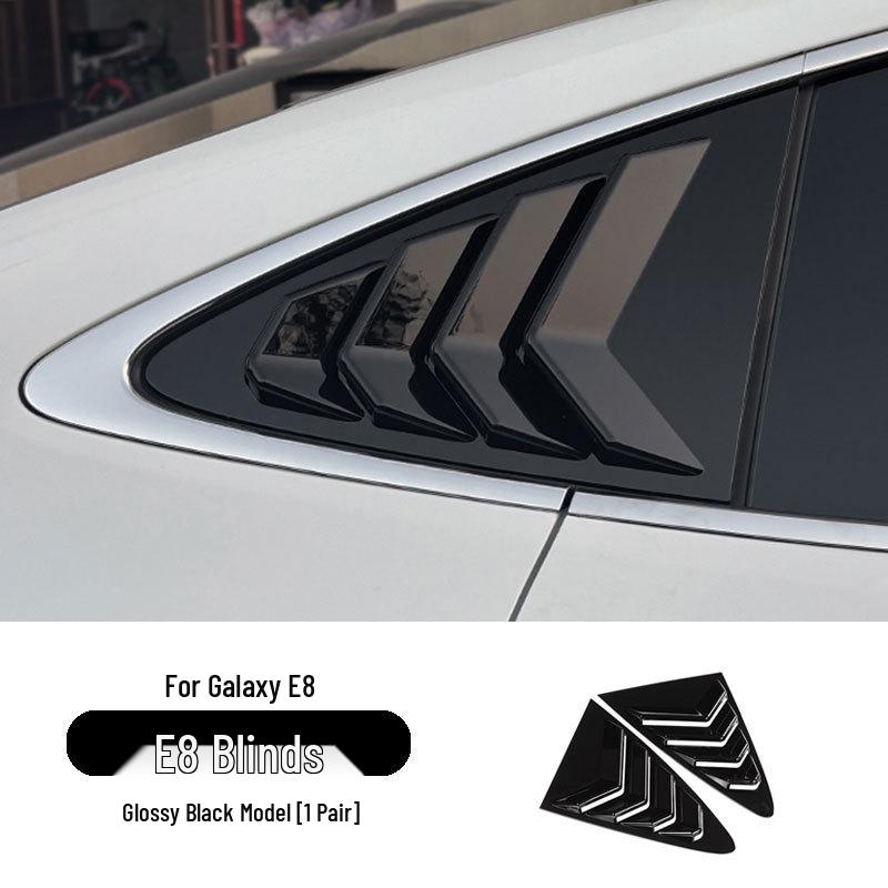 Geely Galaxy E8 Rear Triangle Window Shark Fin Sticker