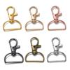5/10Pcs Swivel Clasps D Rings Alloy Metal Lanyard Snap Hooks Clip Hook for DIY Keychain Bag Key Rings Jewelry Making Supplies
