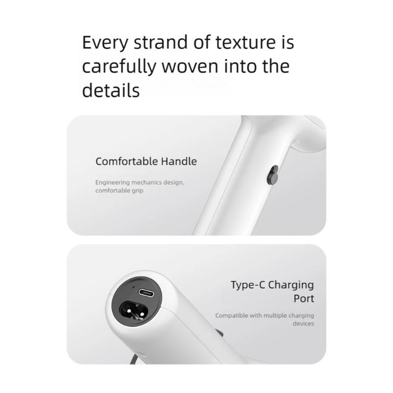 Quick Dry Blow Dryer Fast Hairdryer 500W Drying Hair Tool Rechargeable Quick Styling Tool ABS Texture for Drying Hair