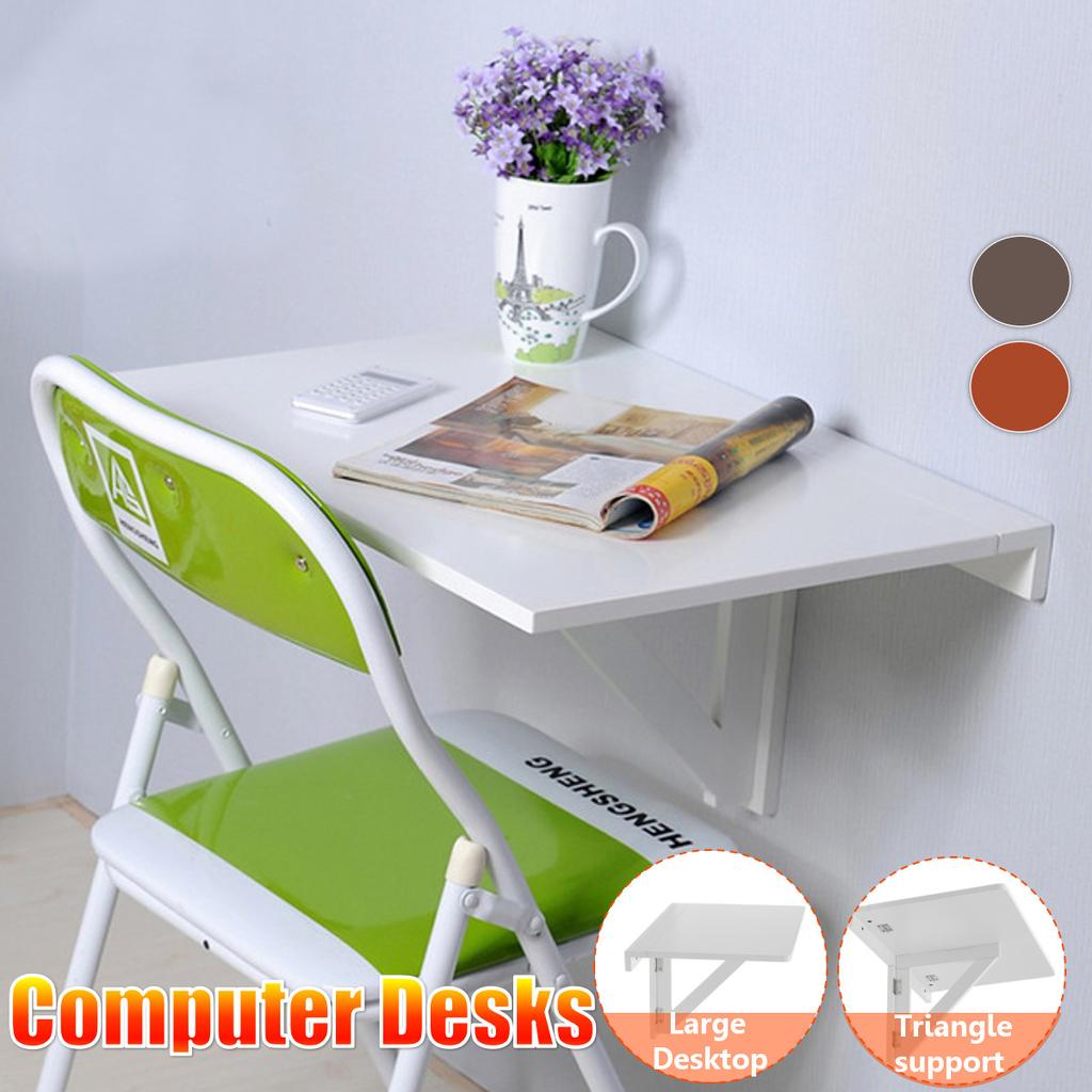 Buy Triangle Folding Angle Computer Desk Laptop Table Simple Bracket ...