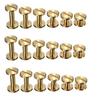5 buc. șurub, buton, șurub, alamă, unghii, 4-15 mm, pentru bricolaj, curea de modă, geantă din piele.